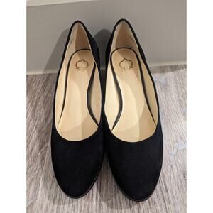 C Wonder Eliza Women's Suede Gold Hammered 2.5 Heel